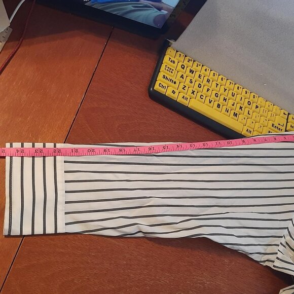 NEW With Tag ! A New Day Stripe Shirt Brown/White Size 3XL - Picture 9 of 10